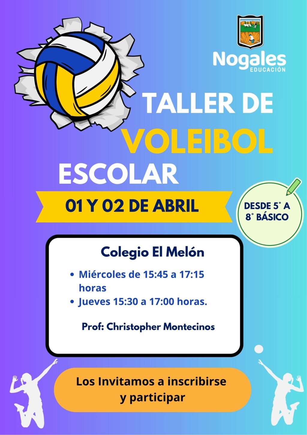 Blue Illustrative Volleyball Tournament Poster (1)