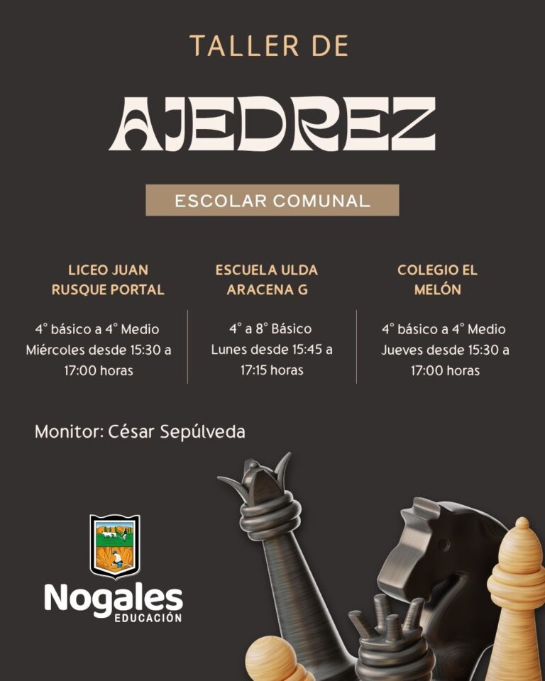 Post de Instagram Torneo de Ajedrez Fotográfico Negro y Beige