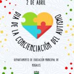 Post instagram psicología autismo abril ilustración infantil profesional colorido blanco