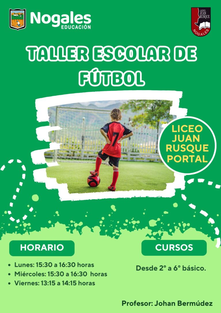 taller de fútbol liceo
