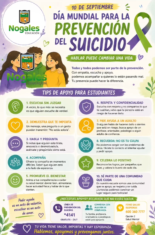 portada en contra del suicidio